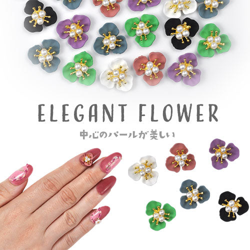 ネイルパーツ 花 メタルパーツ 樹脂 ネイルジュエリー セルフネイル ハンドメイドパーツ 透明 クリア卸売・問屋・仕入れの専門サイト NETSEA