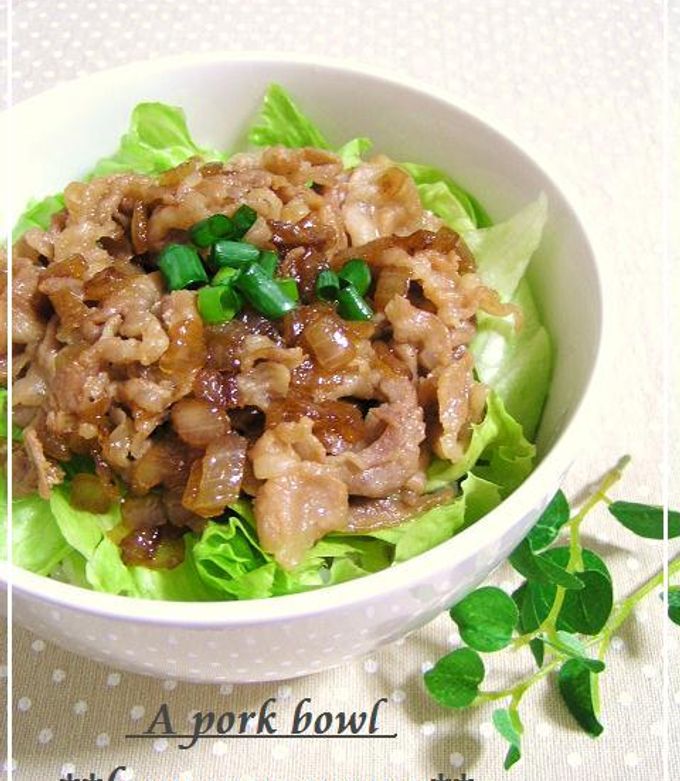 豚肉とキャベツの甘辛炒め