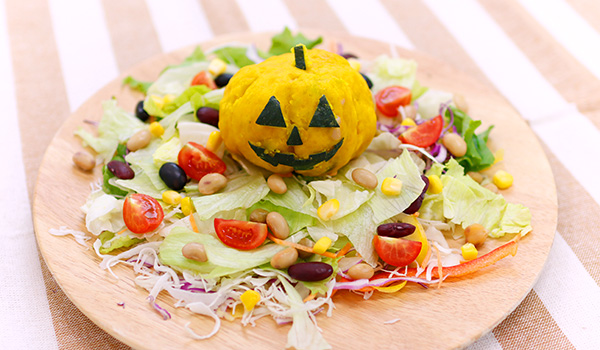 おばけサラダ ハロウィン