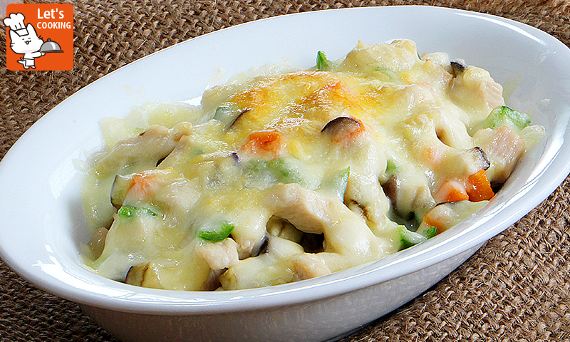 猫さんと一緒に食べられるグラタン「栗と鶏肉のお豆腐グラタン」猫さんの快適・しあわせ、健康・元気のためにできること