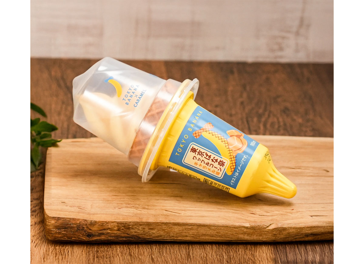 ファミリーマート 東京ばな奈 バナナミルク 300mlドリンクとスイーツとパン