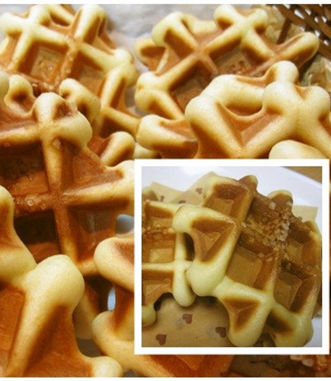 ホットケーキミックス ワッフルメーカー レシピ 人気TikTok