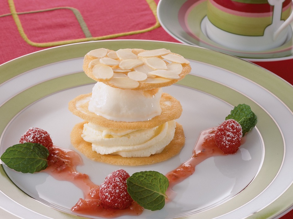 いちごとマスカルポーネのケーキ