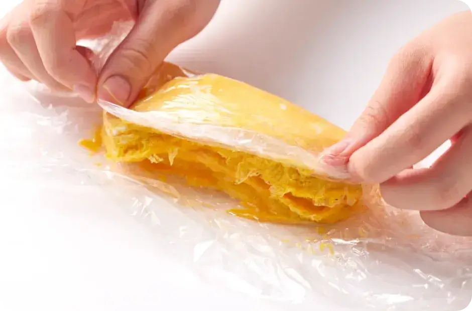 ヤマキ割烹白だしで☆青のりの卵焼き