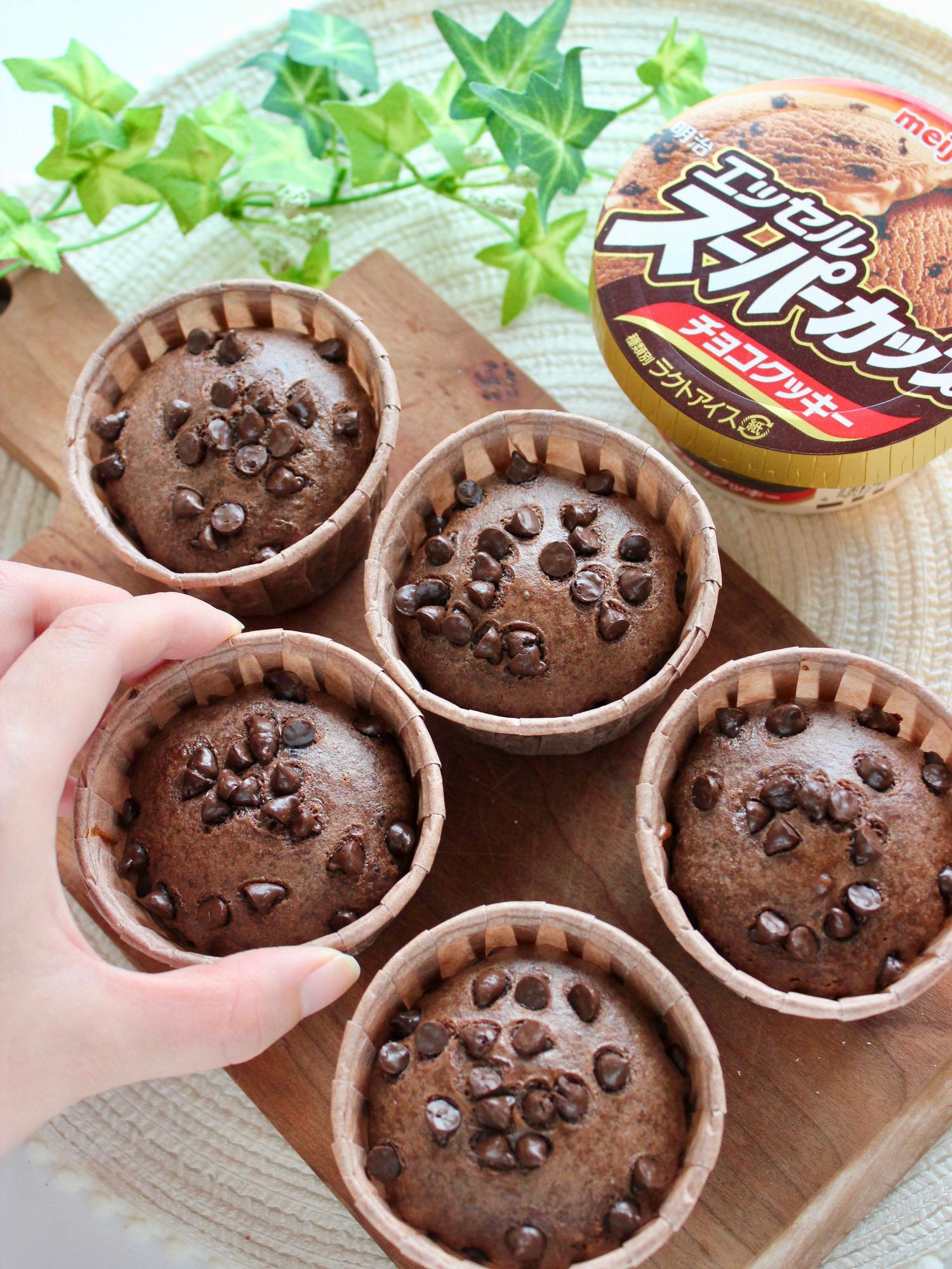 スーパーカップとホットケーキミックスで作る抹茶のパウンドケーキのレシピ