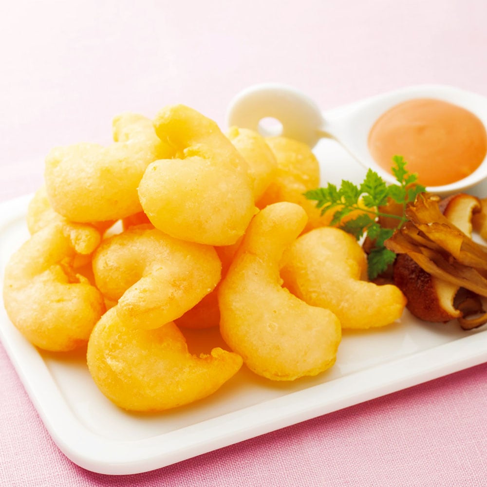 本格派エビのフリッタ