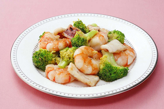 イカとえびのパエリアeフレンズ ぱくぱく献立くん