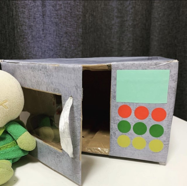 ダンボールキッチンの作り方＊elves＊