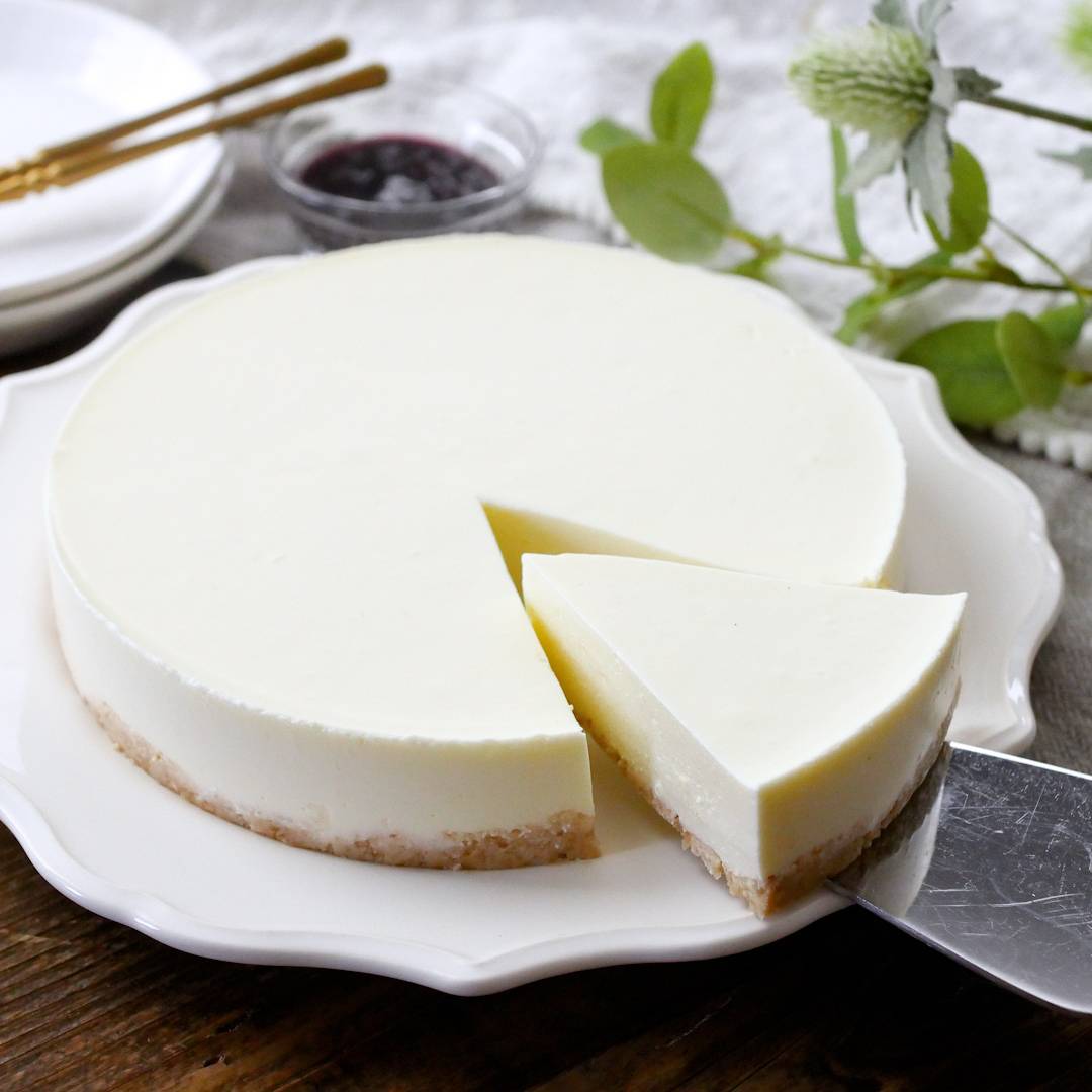 材料4つ！生クリームなし カップそのままレアチーズケーキ