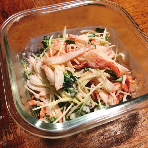 きゅうりとカニカマのマヨネーズ和え