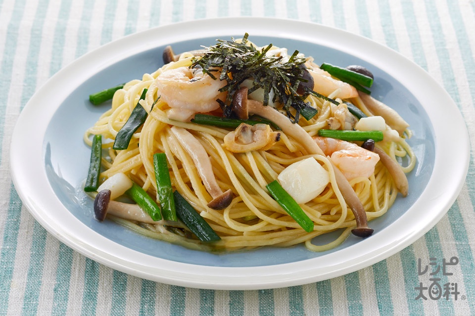和風シーフードパスタ