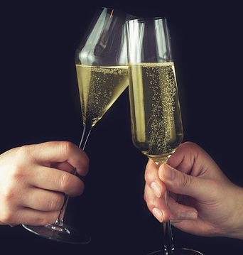 シャンパンの泡料理科学の森