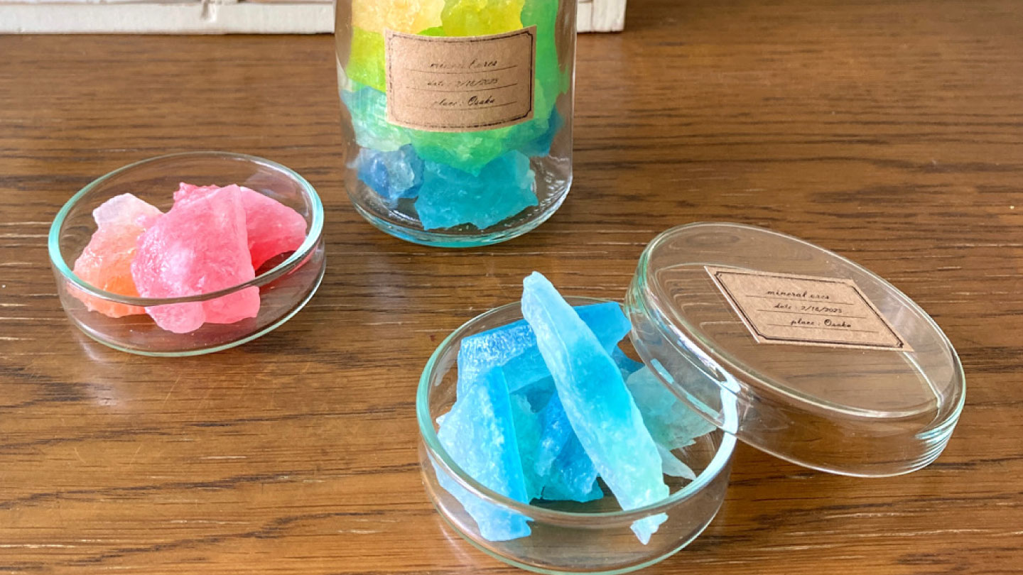 塩の結晶 つまようじ＆タコ糸で「オリジナル自由研究」！やり方をご紹介自由研究Lab. ラボ