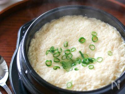 白いご飯がススム「韓国式茶碗蒸し」 - 国際結婚した素人主夫が奥様のために作る手料理