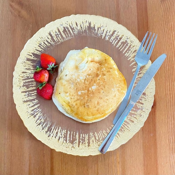 1歳11ヶ月の息子も大好き！簡単な米粉のお豆腐パンケーキ🥞 子育て育児料理朝食海外生活イギリス - YouTube