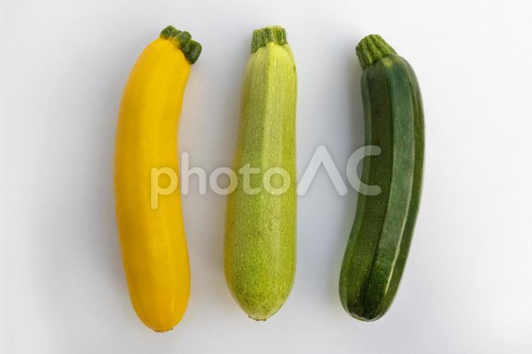 ズッキーニイラストのフリー素材イラストイメージ