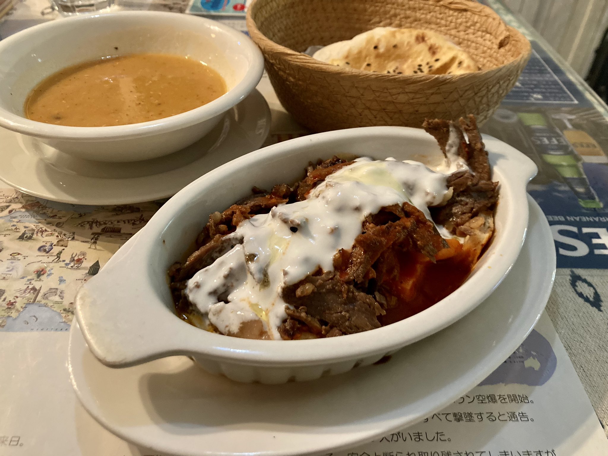 トルコ風イスケンデルケバブのカロリーの内訳について、助けてください！ : r caloriecount