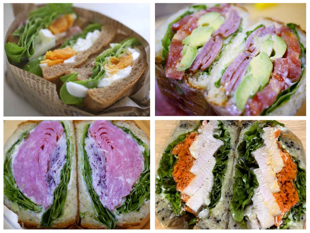 サンドイッチのピクニックラッピングラッピングcotta＊コッタ