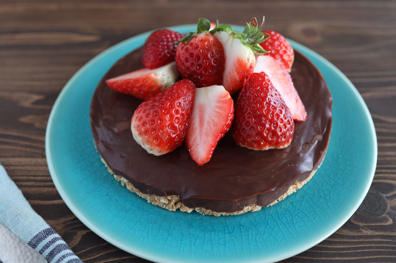オーブン不要！材料4つの生チョコタルト