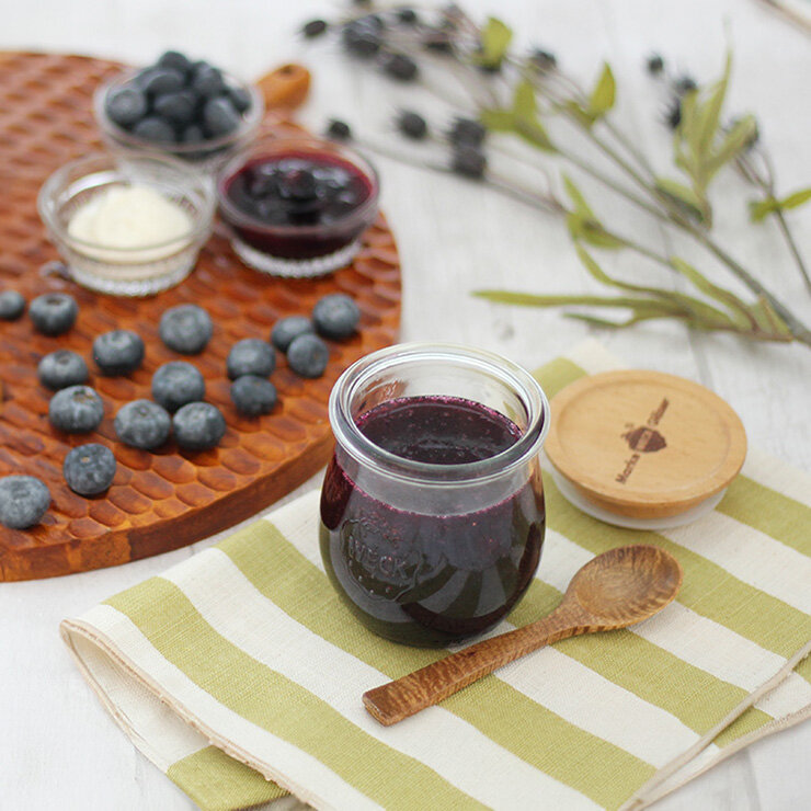 手作りブルーベリージャムの作り方 ル・クルーゼで作る簡単レシピ- Peko Peko