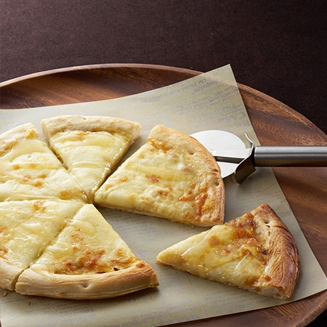 チーズバーガー風ピザ