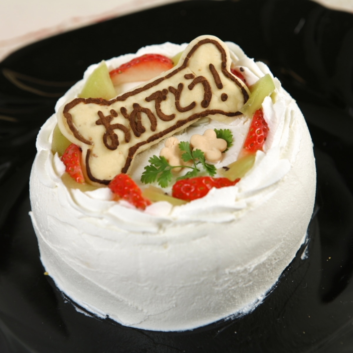 American ボーンCake 5号☆冷凍便犬・猫用ケーキ,犬用ケーキ,生デコレーションケーキ犬猫用ケーキ パティシエールセリ