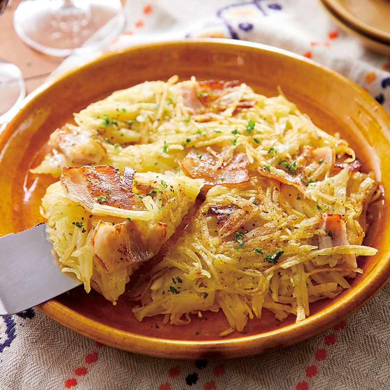 じゃがいものガレットキリンレシピノート - とっておきの「おつまみ」から「デザート」までキリン