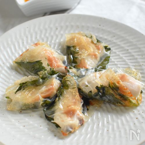 簡単美味しいむね肉と大葉の春巻きレシピ