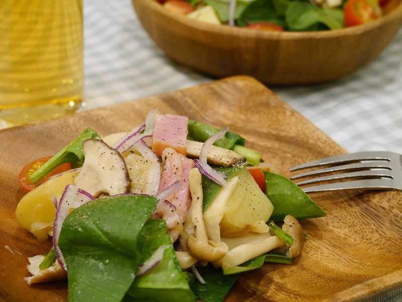 簡単おつまみレシピ やわらかほうれん草とジャコの磯香和え