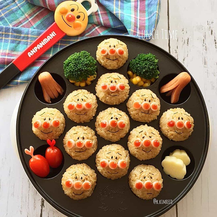 たこ焼き器で焼きおにぎり☆