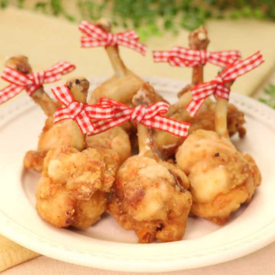 みんな大好き 鶏手羽先でチューリップから揚げの作り方 花飾りの作り方付き道添明子オフィシャルブログ「あーぴんの季節の簡単ごはん」Poweredby Ameba