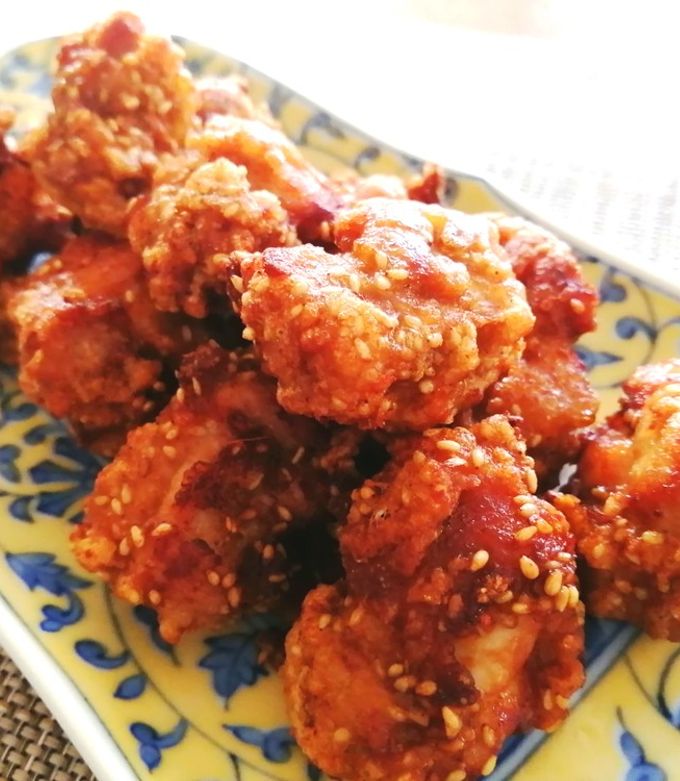 ピリ辛中華風揚げない唐揚げ