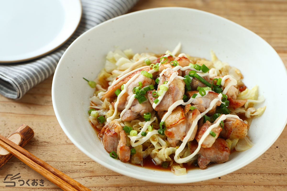 取り分け チキンとキャベツのクリームパスタ : のんすけ＊おちびのおいしいくらし〜離乳食・幼児食