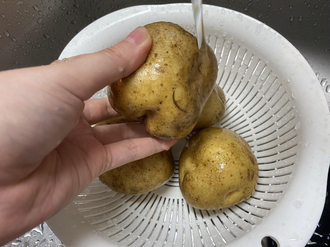 じゃがいものレンジ蒸し