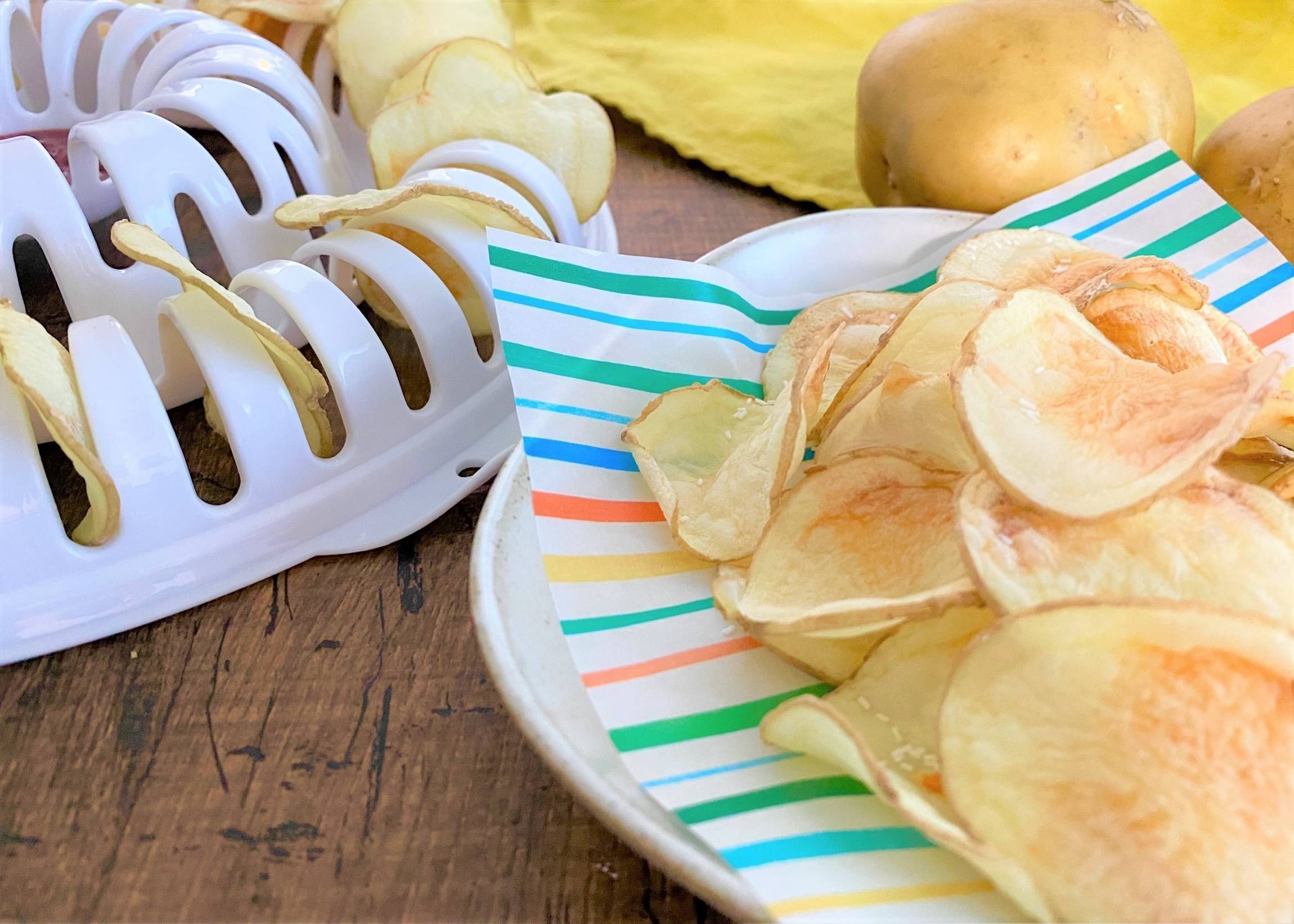 簡単！電子レンジでポテトチップスの作り方