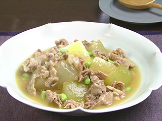 冬瓜と鶏肉の煮物