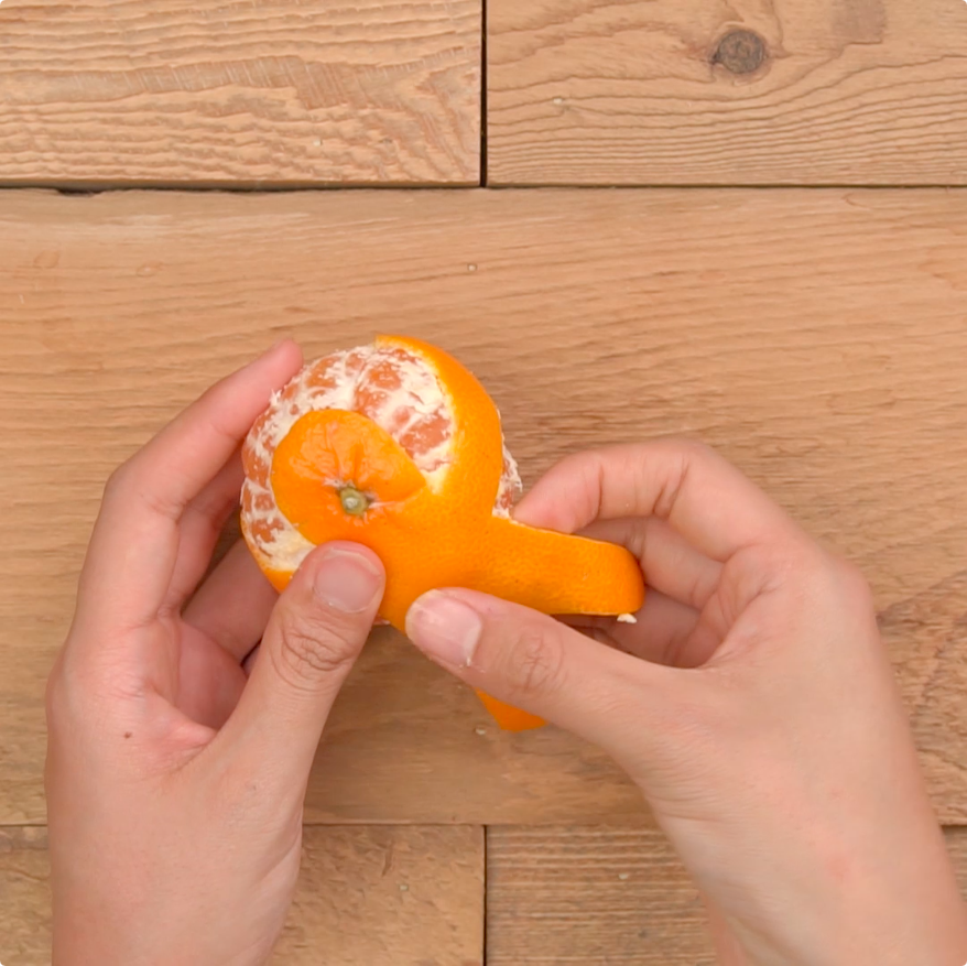 みかんの皮でアートしよう！みかんアートおもしろ作品例と作り方