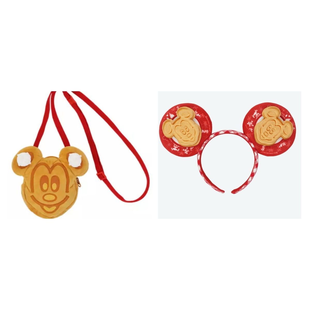 1-2日発送 ミッキー ワッフル カチューシャ 新品タグ付き ディズニ