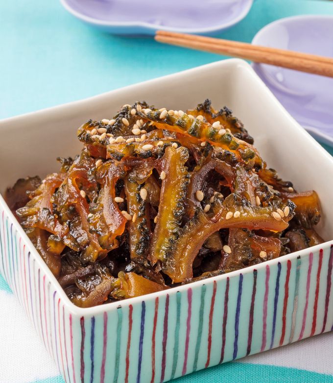 ゴーヤの肉詰め煮