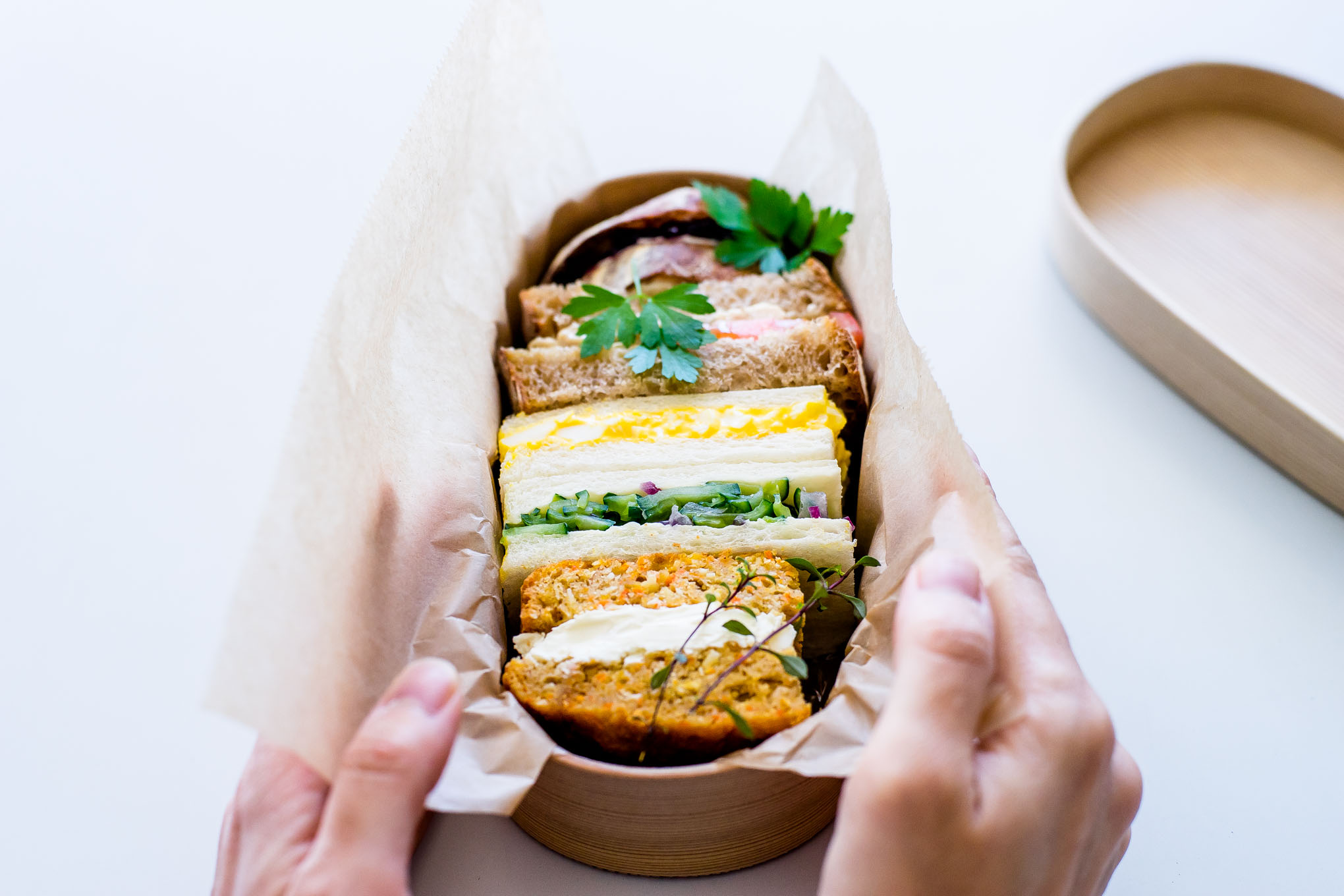 サンドイッチの包み方 ワックスペーパーPan Lozio – パンロジオ の世界