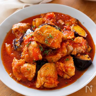 なすとトマトのサバ缶カレー☆スパイシー仕上げ☆