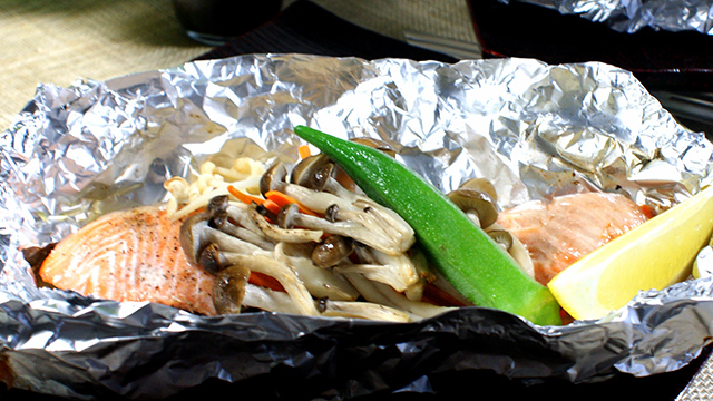 トースターでふっくら！ 鮭ホイル焼きのレシピセブンプレミアム公式