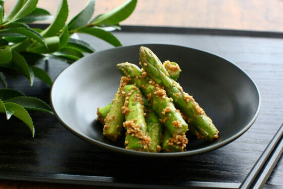 アスパラのおひたし