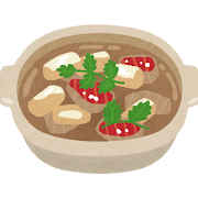 ちゃんこ鍋を食べる力士のイラストかわいいフリー素材集 いらすとや