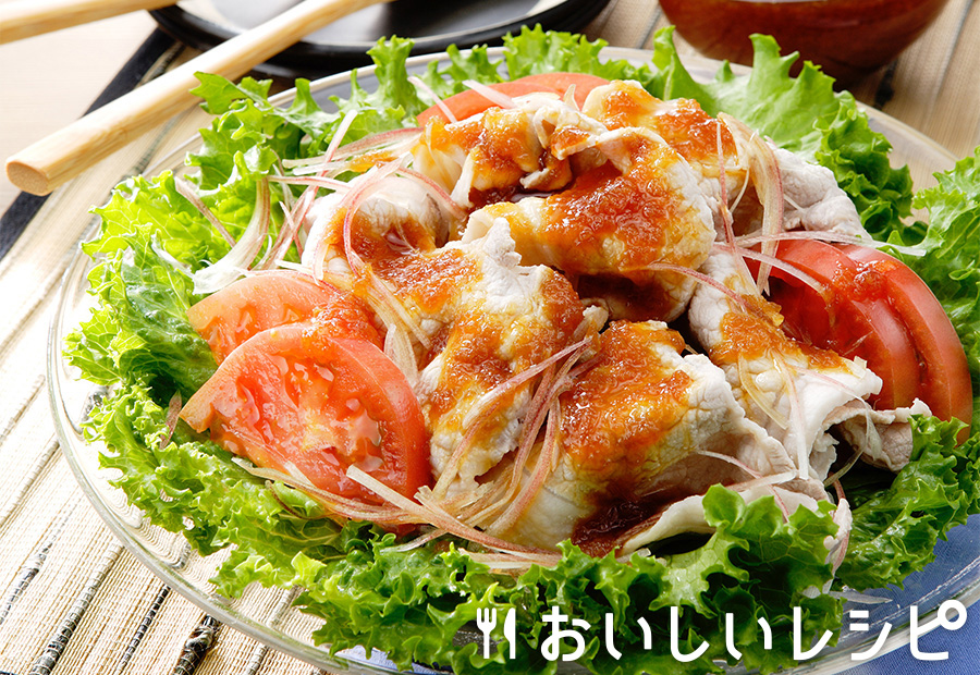 ゆで豚冷しゃぶおすすめレシピモランボン