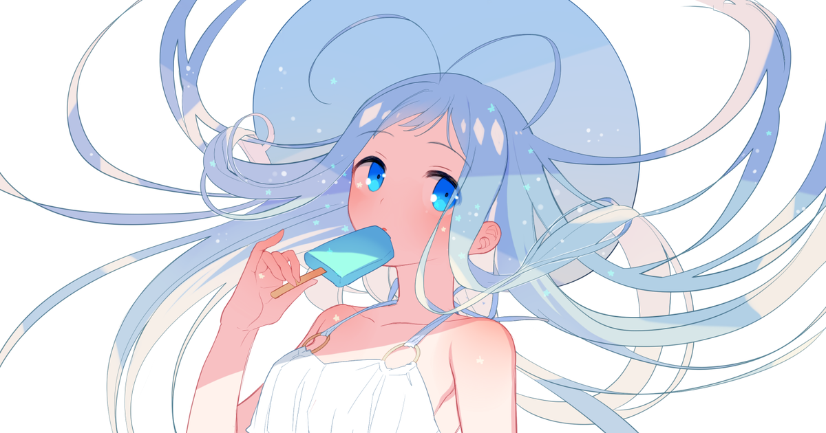 かき氷を食べる女の子の無料イラストフリーイラスト素材集 ジャパクリップ