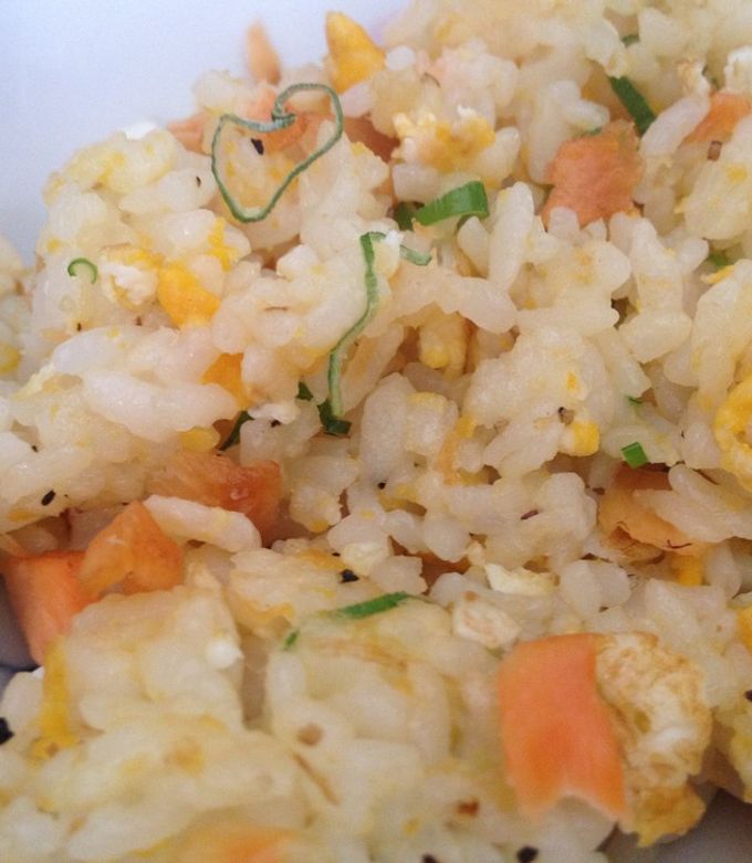 塩鮭のチャーハン