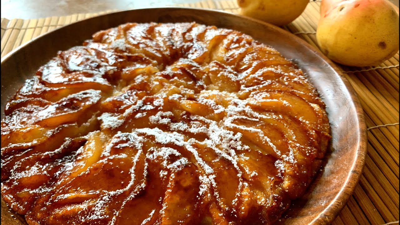 HMで作る梨のタタンケーキ