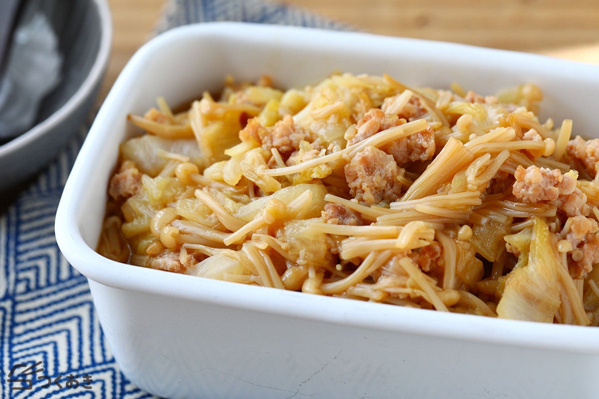 簡単ヘルシー白菜とえのきの卵スープレシピ