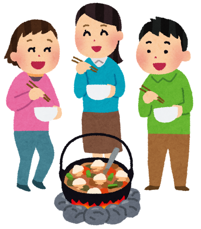 鍋のイラスト ちゃんこ鍋- イラストくん